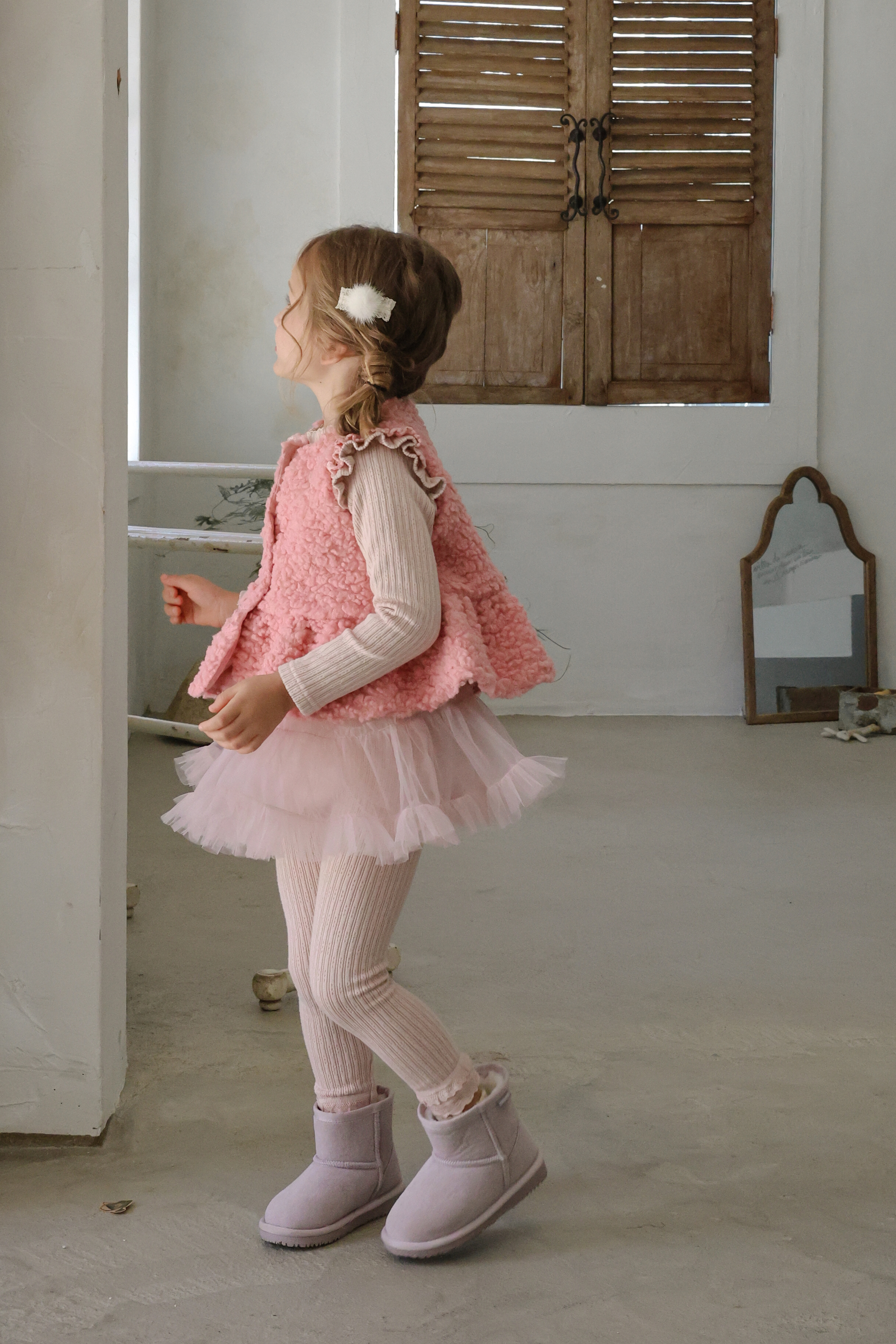 FLO | Pposong fur vest Pink