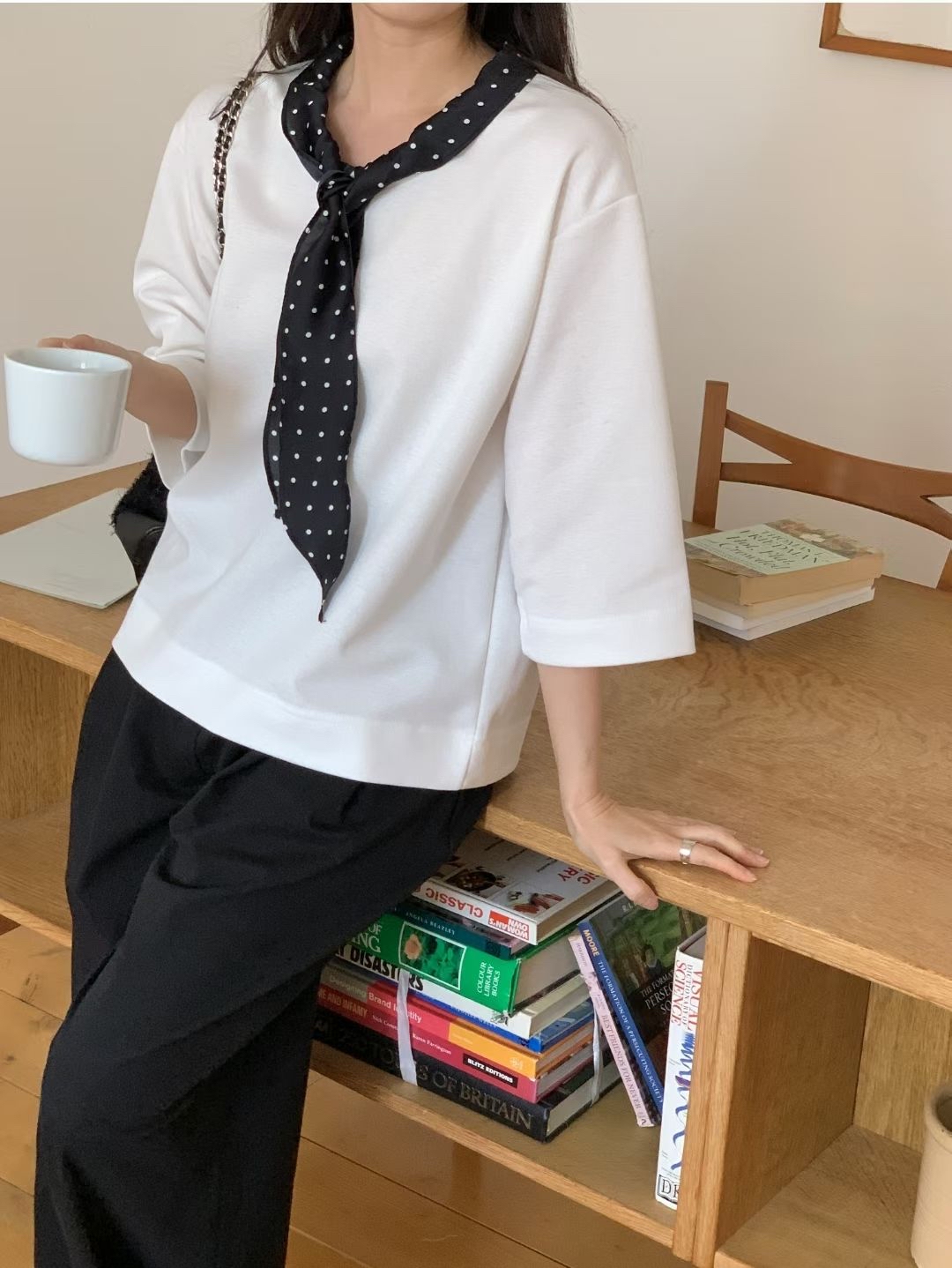 波點綁蝴蝶🦋結Top