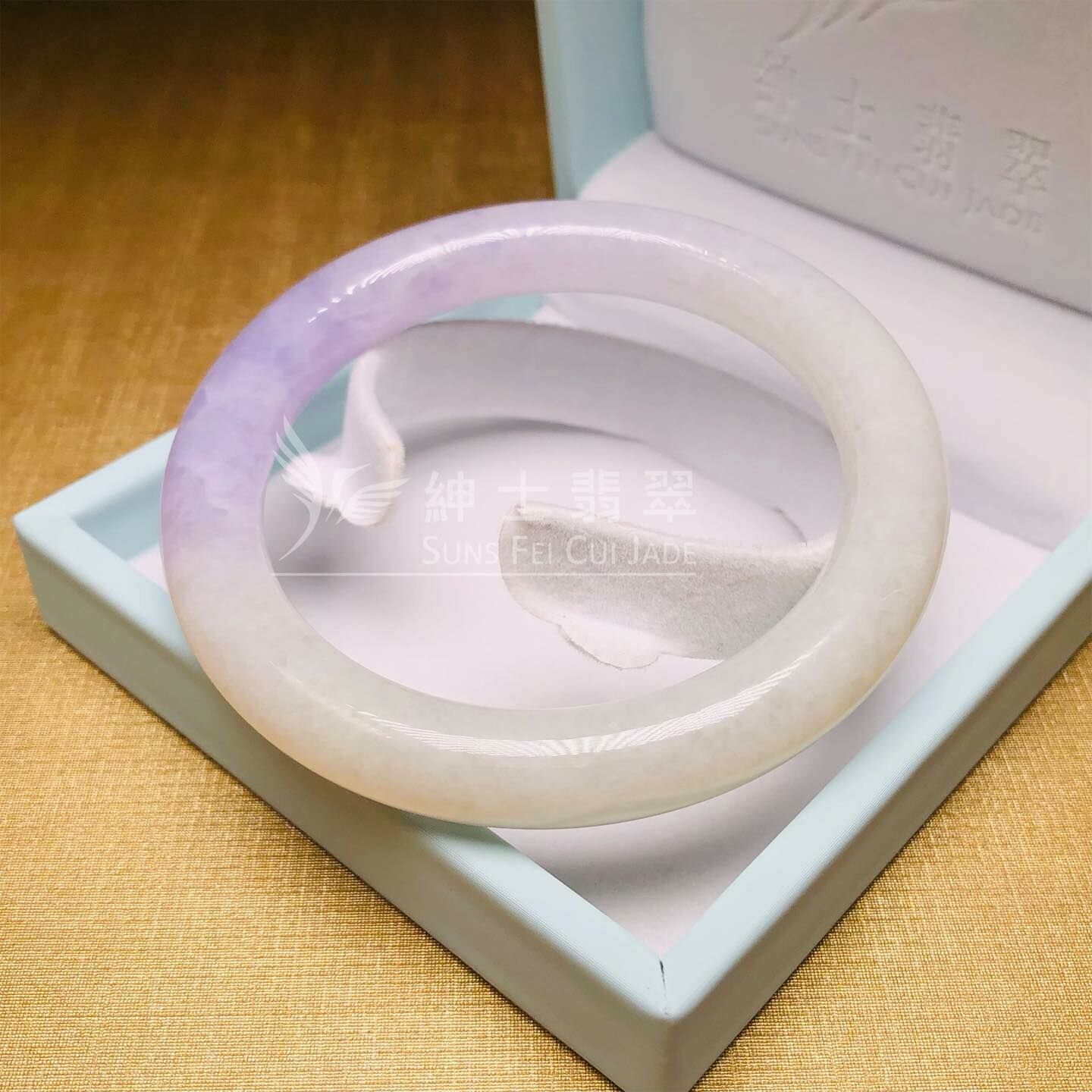 冰藍紫圓鐲57.7mm