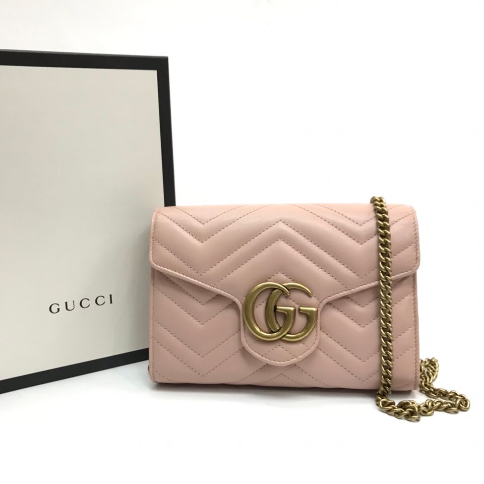 Gucci-Gg-Marmont系列絎縫迷你手袋-474575-Drw1T-59 | Little Luxury H.K