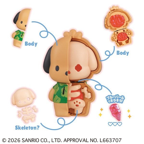 (行版) MegaHouse 解體拼圖 幻想系列 三麗鷗 熱情夏日 Kaitai Puzzle Fantasy Sanrio Characters Tropical Cherry Mix (原盒4盒) (1套4款) 