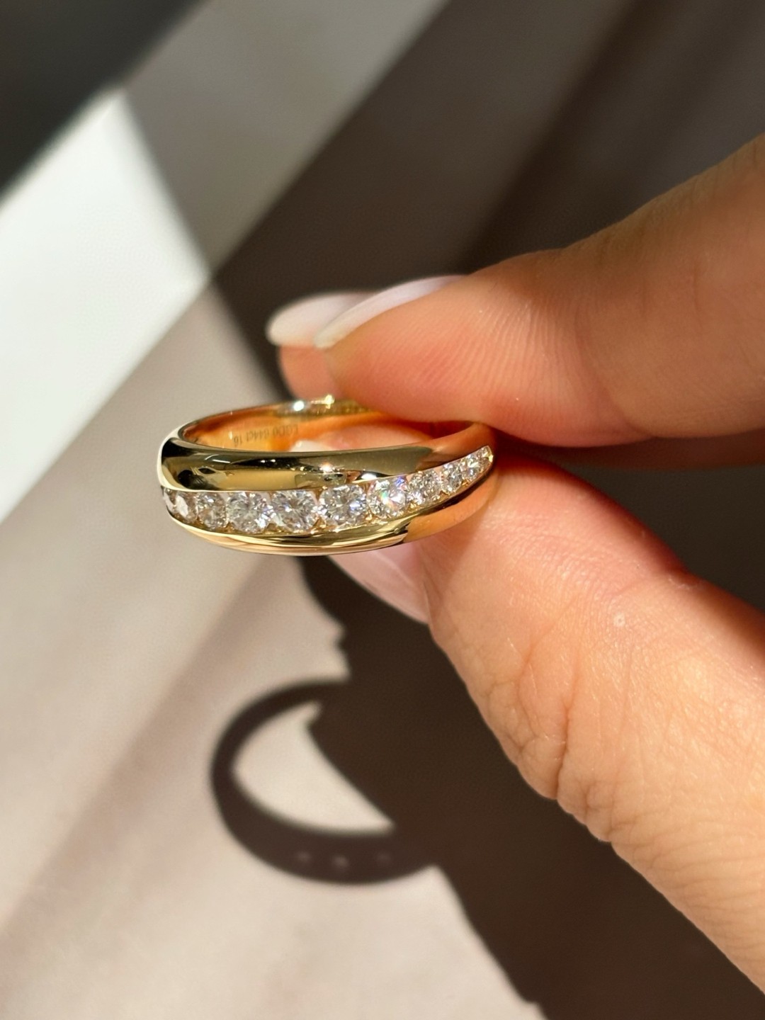 18K Lab Diamond Ring 