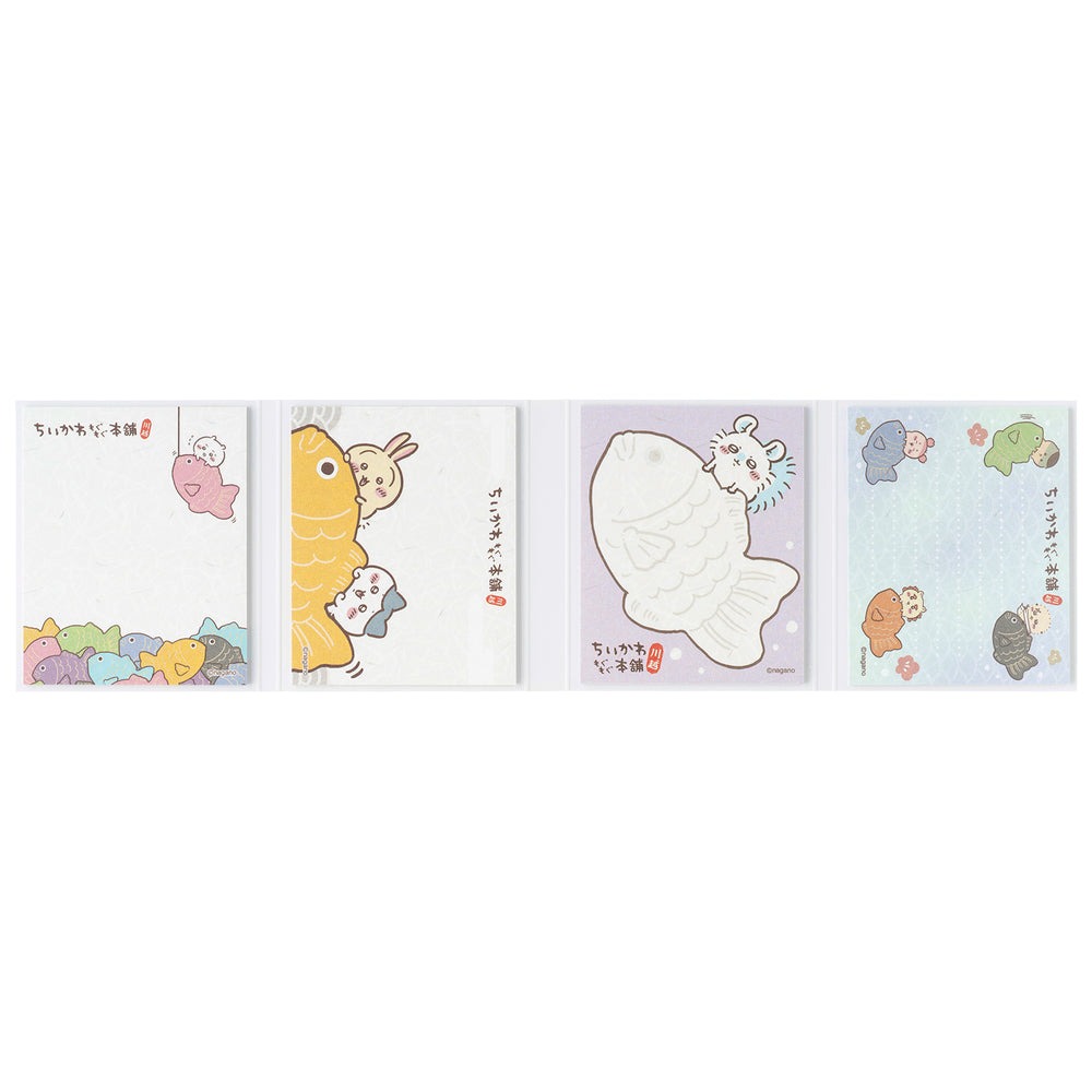 現貨｜Chiikawa ちいかわ 鯛魚 川越店 MOGUMOGU本舖限定 日本製 便條紙 (391678)