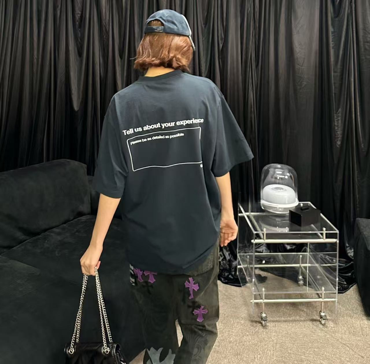 【頂級原單】Balenciaga  Top Rating五角星刺繡寬鬆短袖Tee