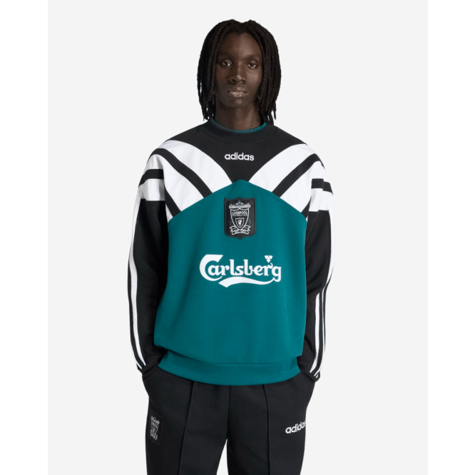 🟢⚪**經典重現！Adidas Bringback Liverpool 利物浦 1995-96 圓領衛衣 KA8098