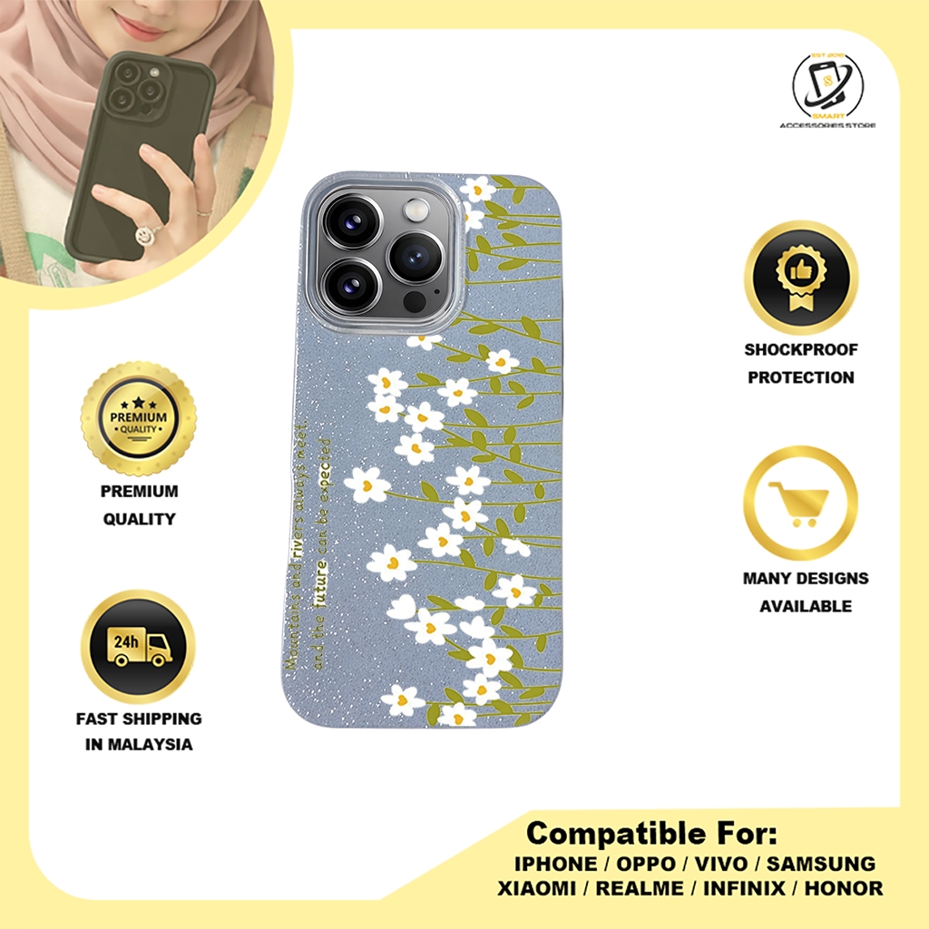 BLING CASE PHONE FOR IPHONE - DESIGN FLOWER A1