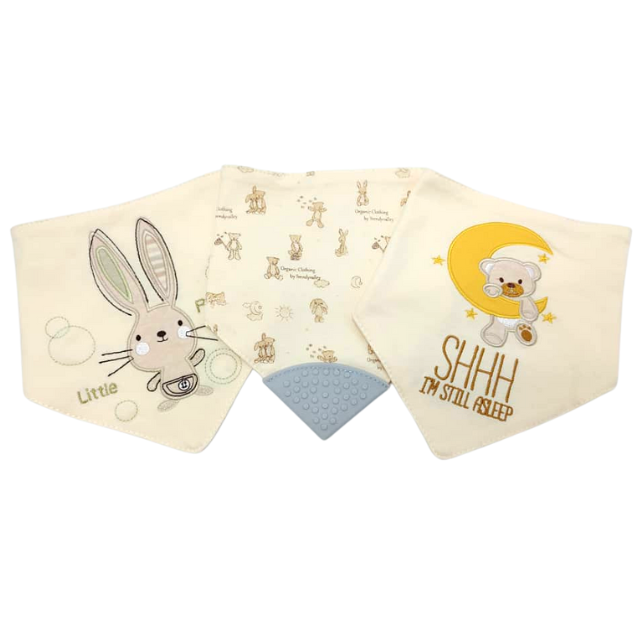 Trendyvalley Organic Cotton Baby Bibs 3 New Design