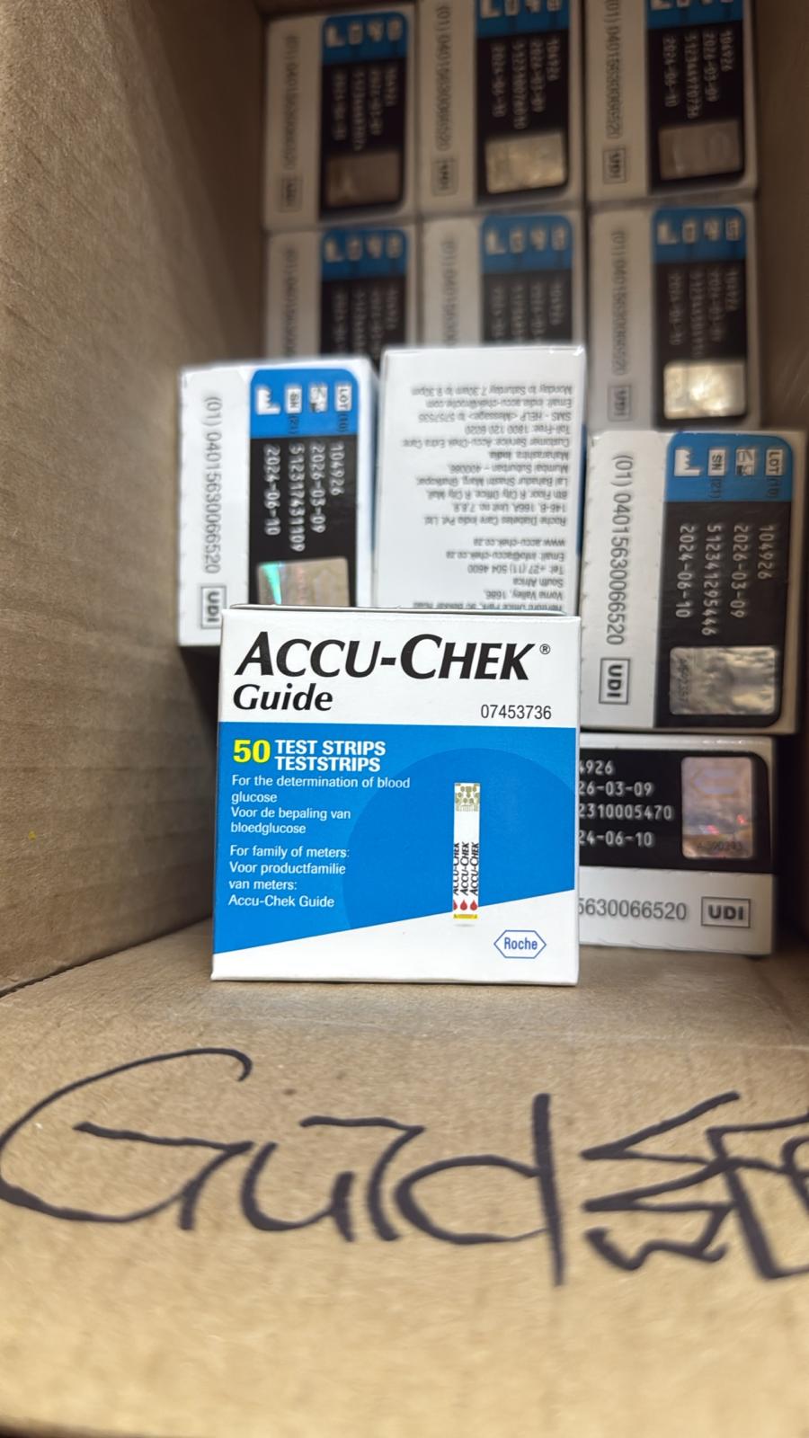 accu chek guide 血糖紙 行貨26年3月9日 （包換）