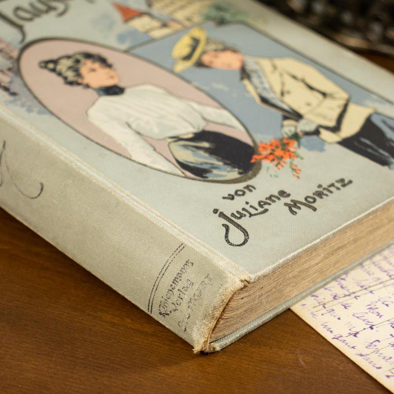 Antique Early 1900s German Novel Book “Die Tauschmädels" by Juliane Moritz (NA0750)