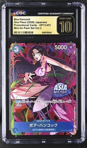 CGC Pristine 10 ボア・ハンコック(ASIAロゴ有/illust:Ryuda)【R