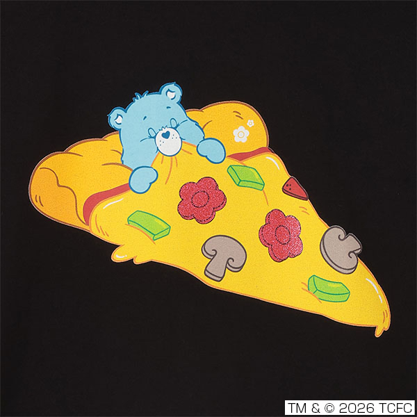 🎀【預訂】MARY QUANT x Care Bears Pizza Big T-shirt BK