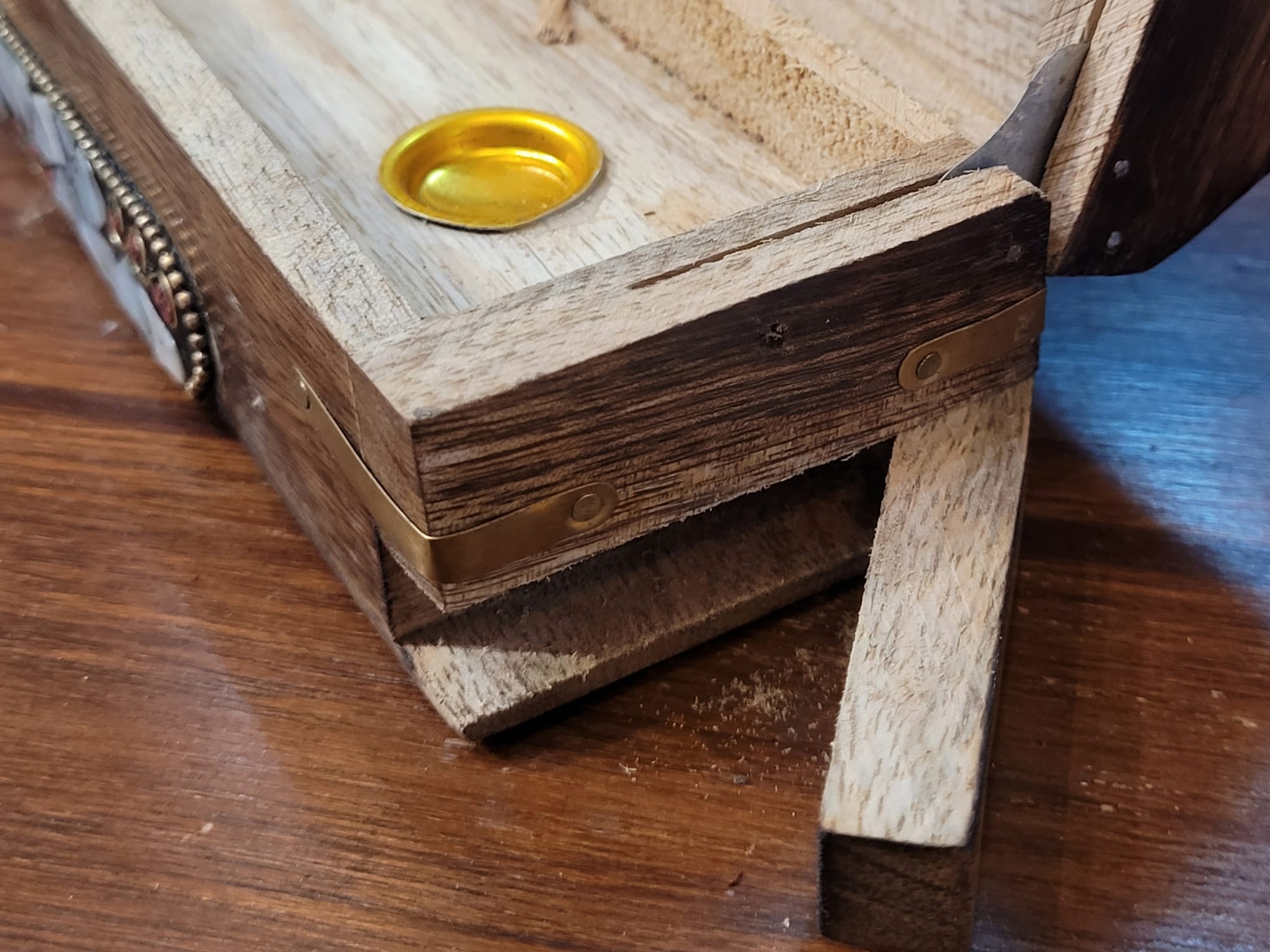 印度手工木製香盒