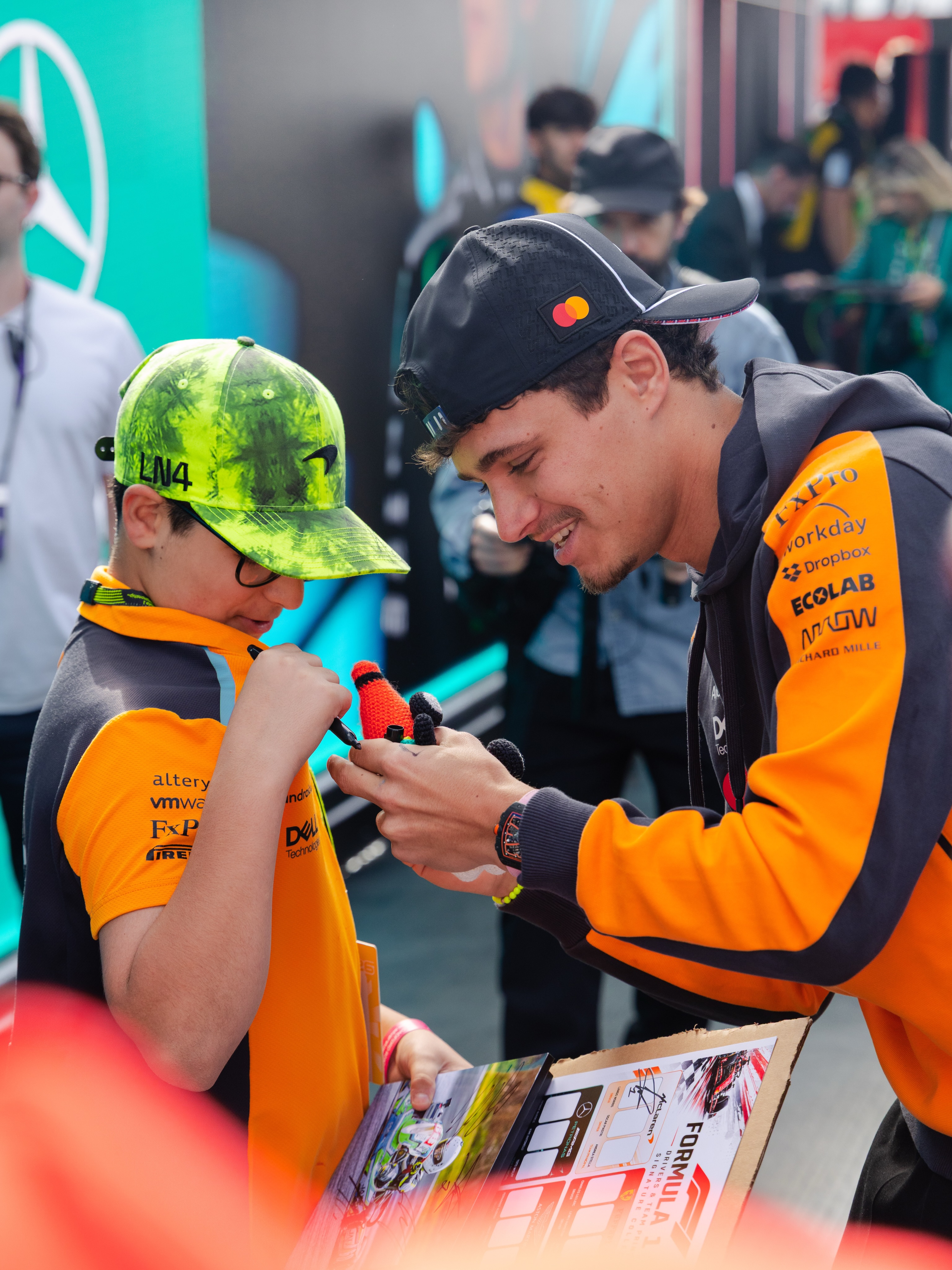 🏎️F1 McLaren 麥拿倫車隊英國銀石站Lando Norris Cap 701242905