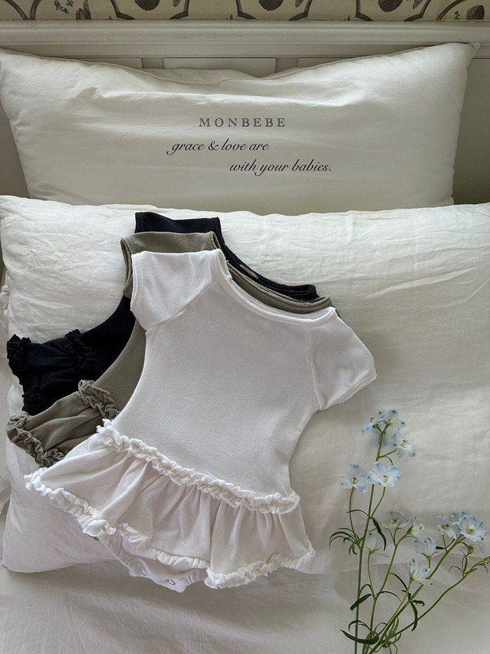 🇰🇷Monbebe包屁/裙ivory 親子 