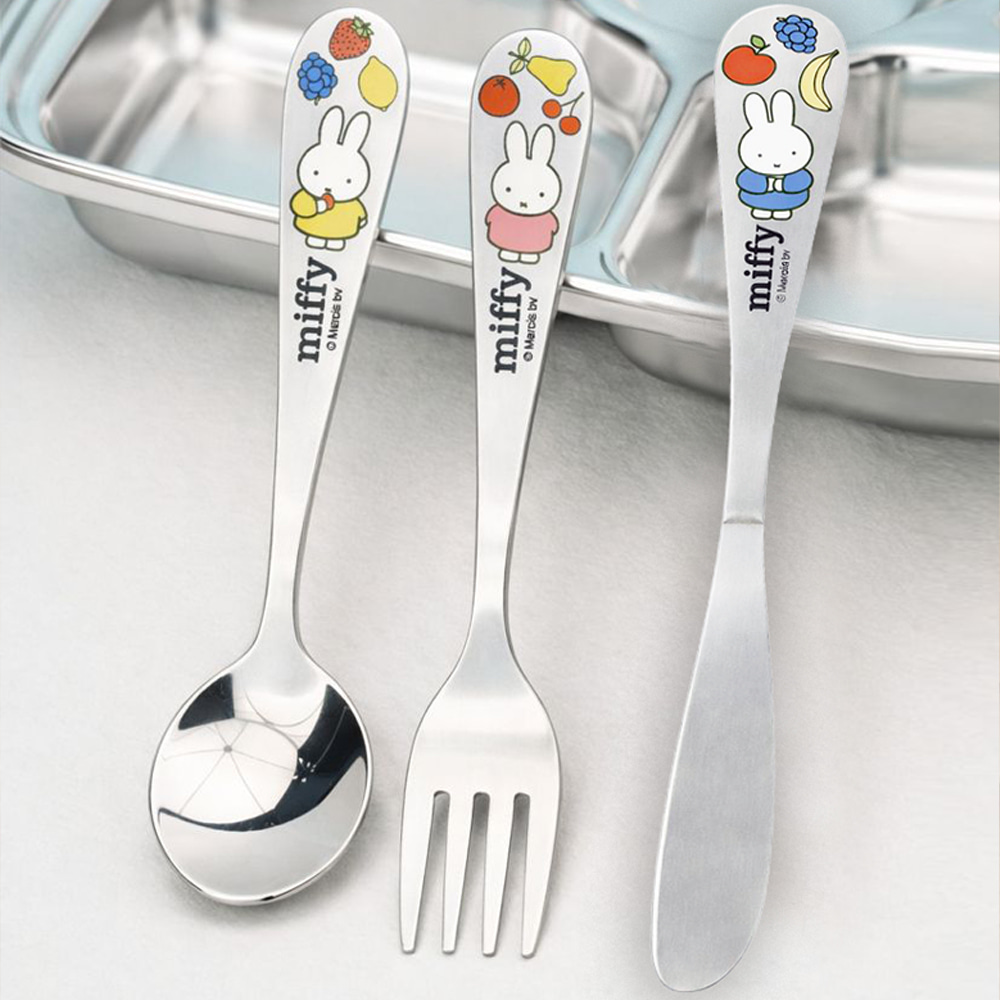 救救3小兔B行動 新登場 [韓國直送] L!fant 304不銹鋼餐具套裝 刀叉匙 