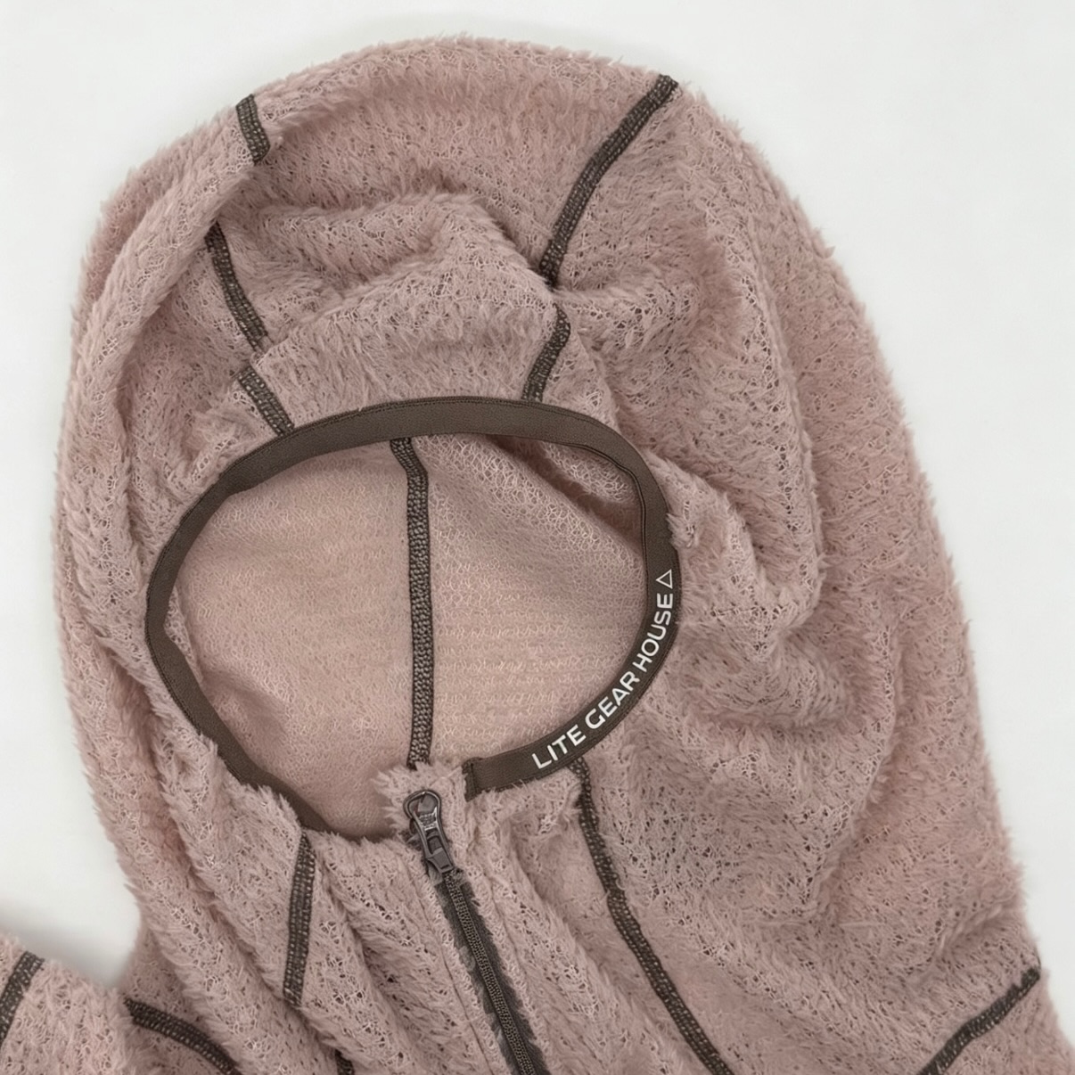 韓國品牌LITE GEAR HOUSE Alpha Direct Half ZipUp 90 半開胸上衣 輕量化 ultralight - Old Rose