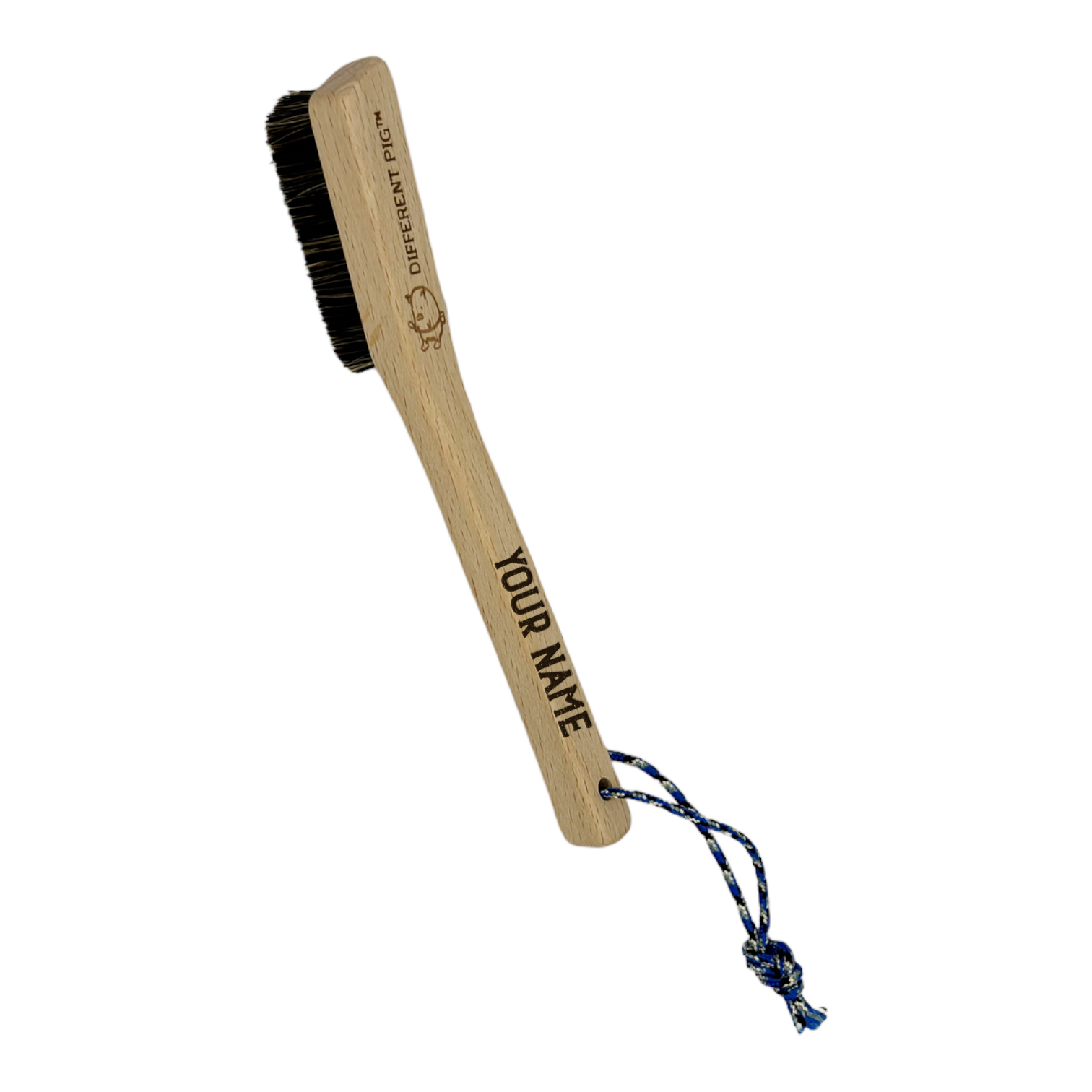 【來字刻名】𝗗𝗜𝗙𝗙𝗘𝗥𝗘𝗡𝗧 𝗣𝗜𝗚™ Piglet brush with name carving 刻名小豬掃連掛繩