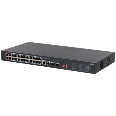 大華 DAHUA S3228-24GT-240 28-Port Unmanaged Desktop Gigabit Switch with 24-Port PoE (香港行貨，一年保用)