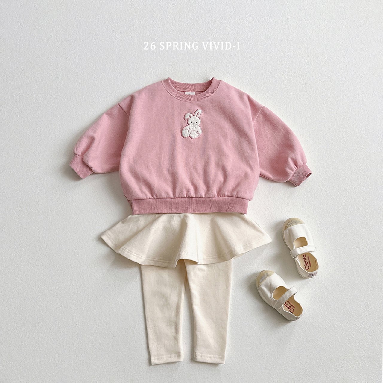 🌸預訂 韓國直送🌸🇰🇷VIVIDI三色動物刺繡貼花寬鬆衛衣