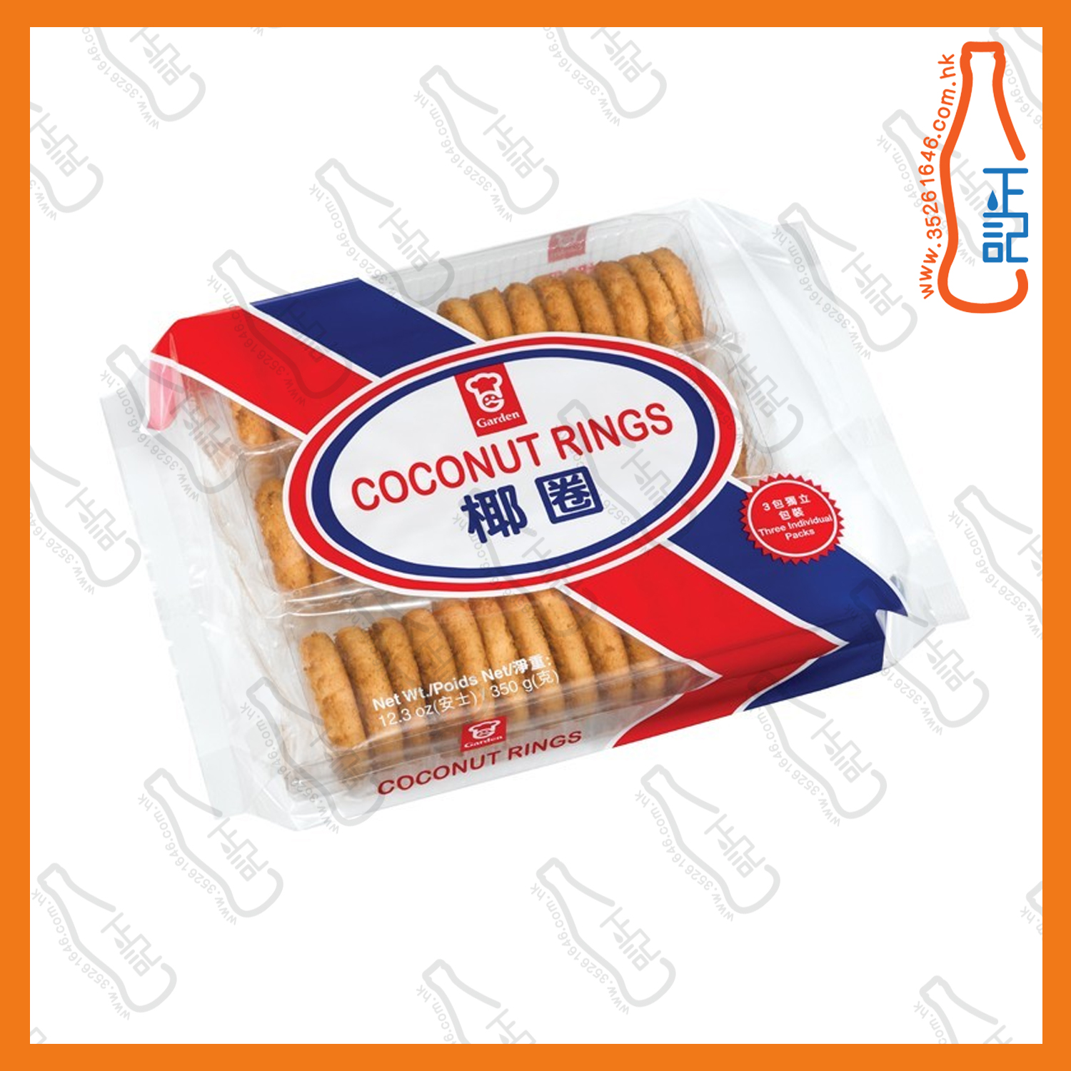==嘉頓 椰圈 350g /包