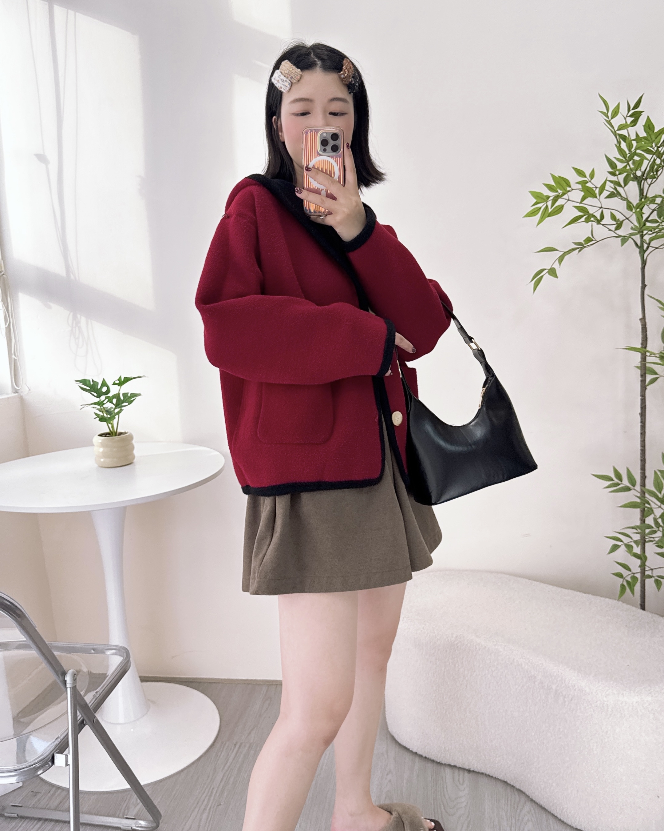 超高質珊瑚絨雙面外套 2色