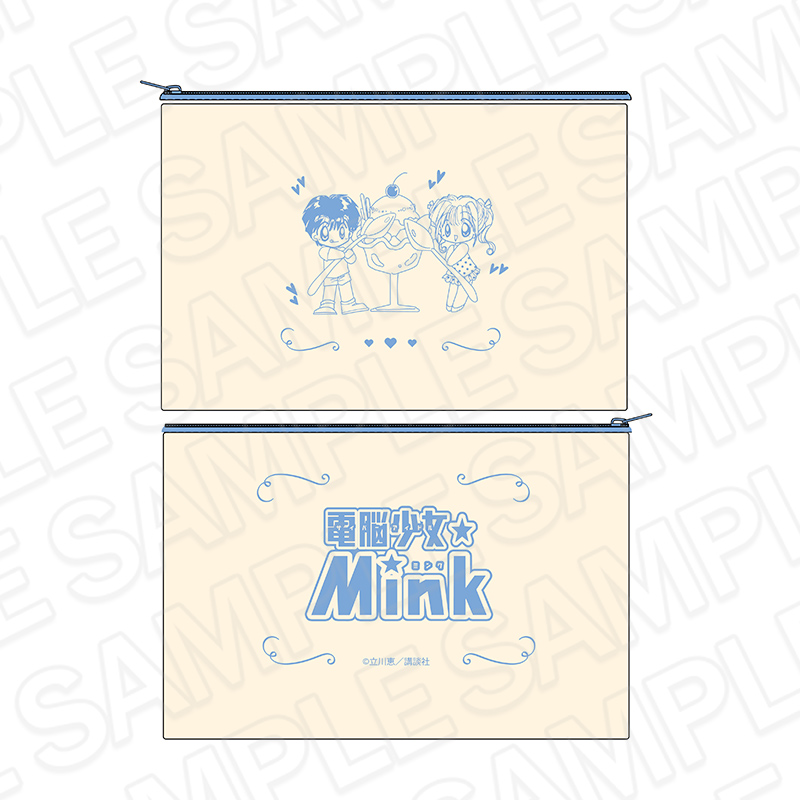 《Pre-Order》電腦少女☆Mink Flat Pouch｜立川惠画業35周年記念 POP UP SHOP