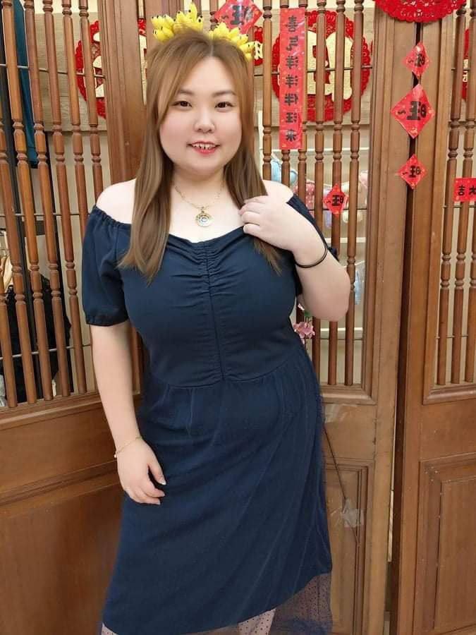 #K6370 一字领拼波点网纱连衣裙