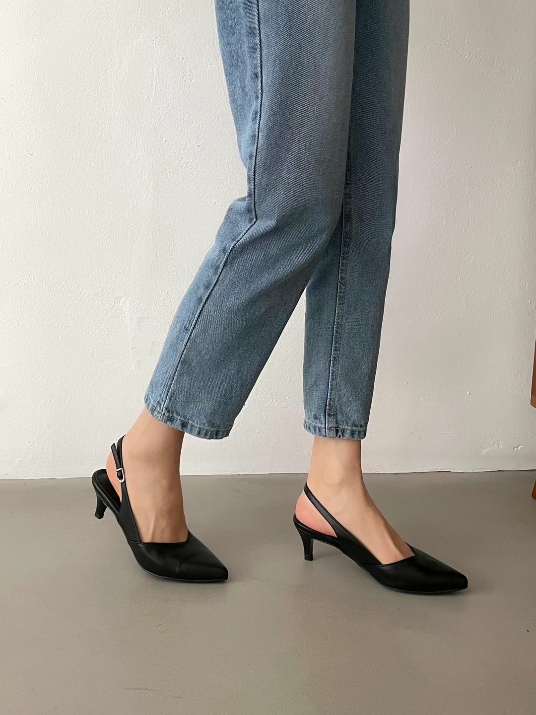 26SS/ KR 5CM SLINGBACK HEELS