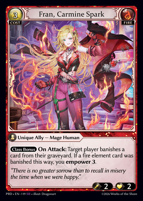 Fran, Carmine Spark / PRD-119 (SR)