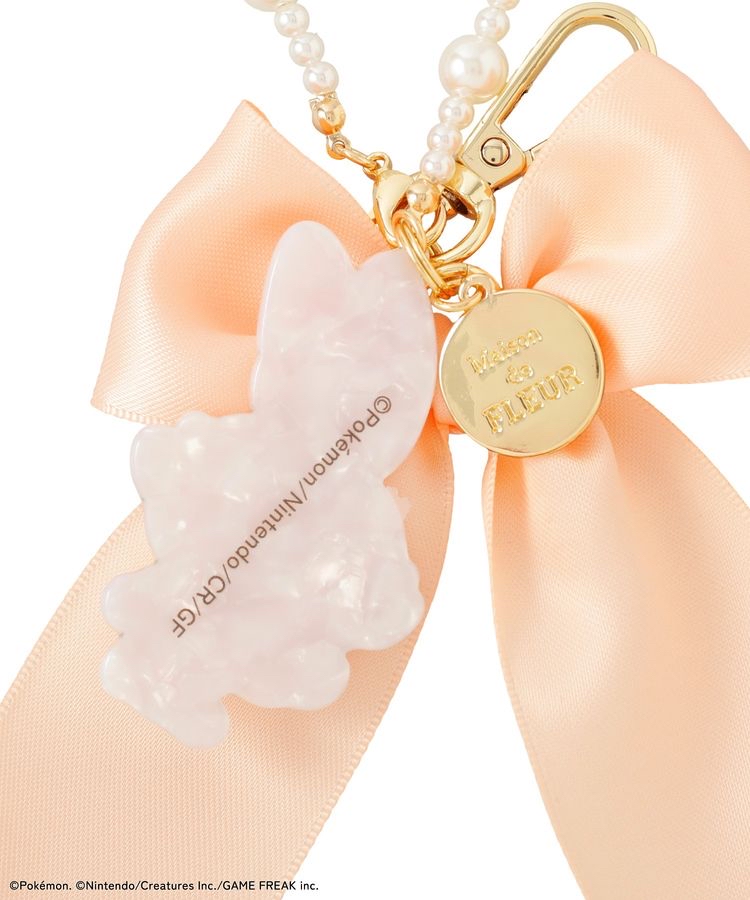 🎀【預訂】 PokePeace x Maison de FLEUR 絲帶掛飾 - Hibanny