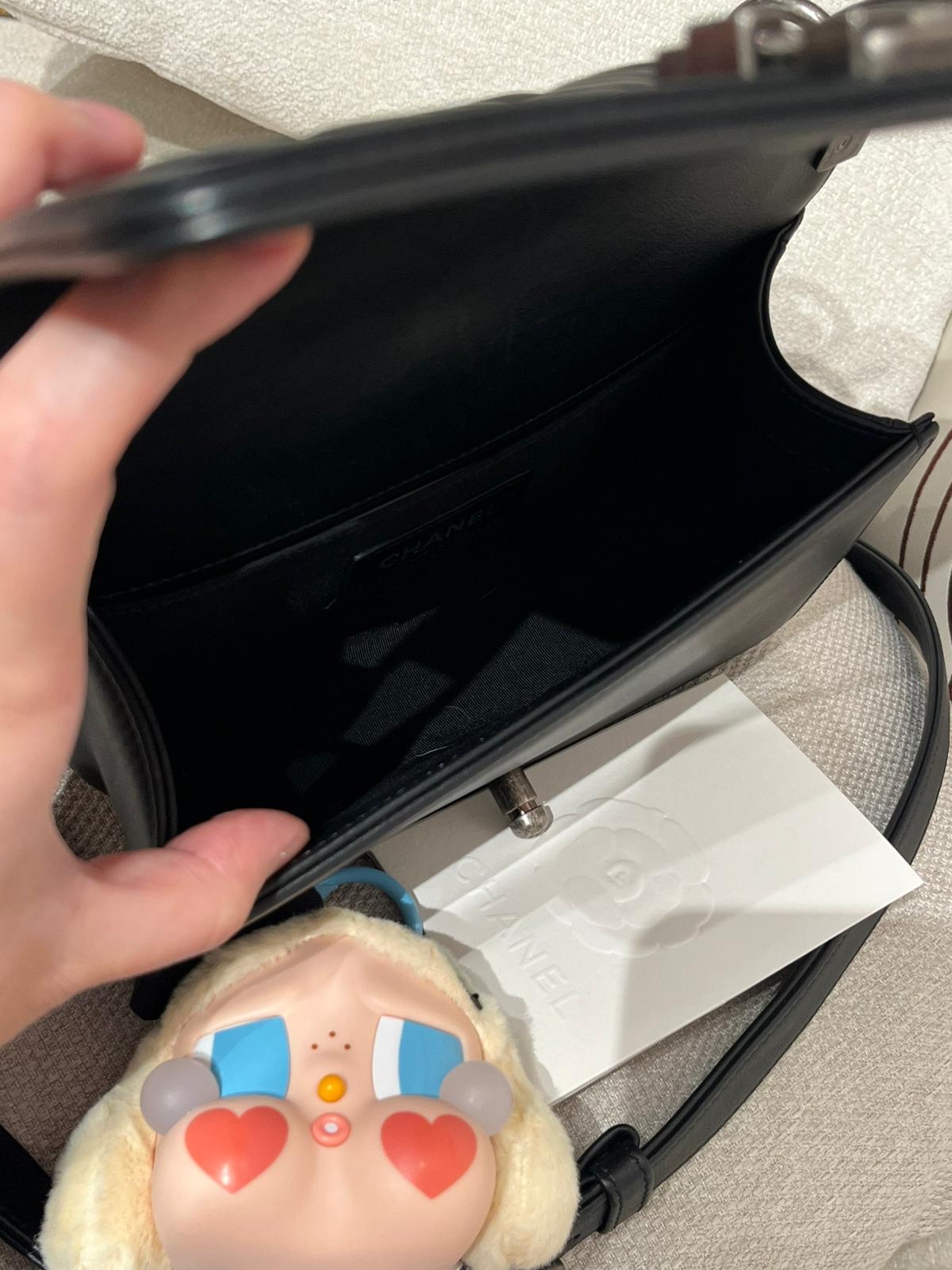 Chanel boy 20cm A67085 黑色牛皮 100%Authentic ,98%new ✅收據✅Card ✅dust bag ✅box