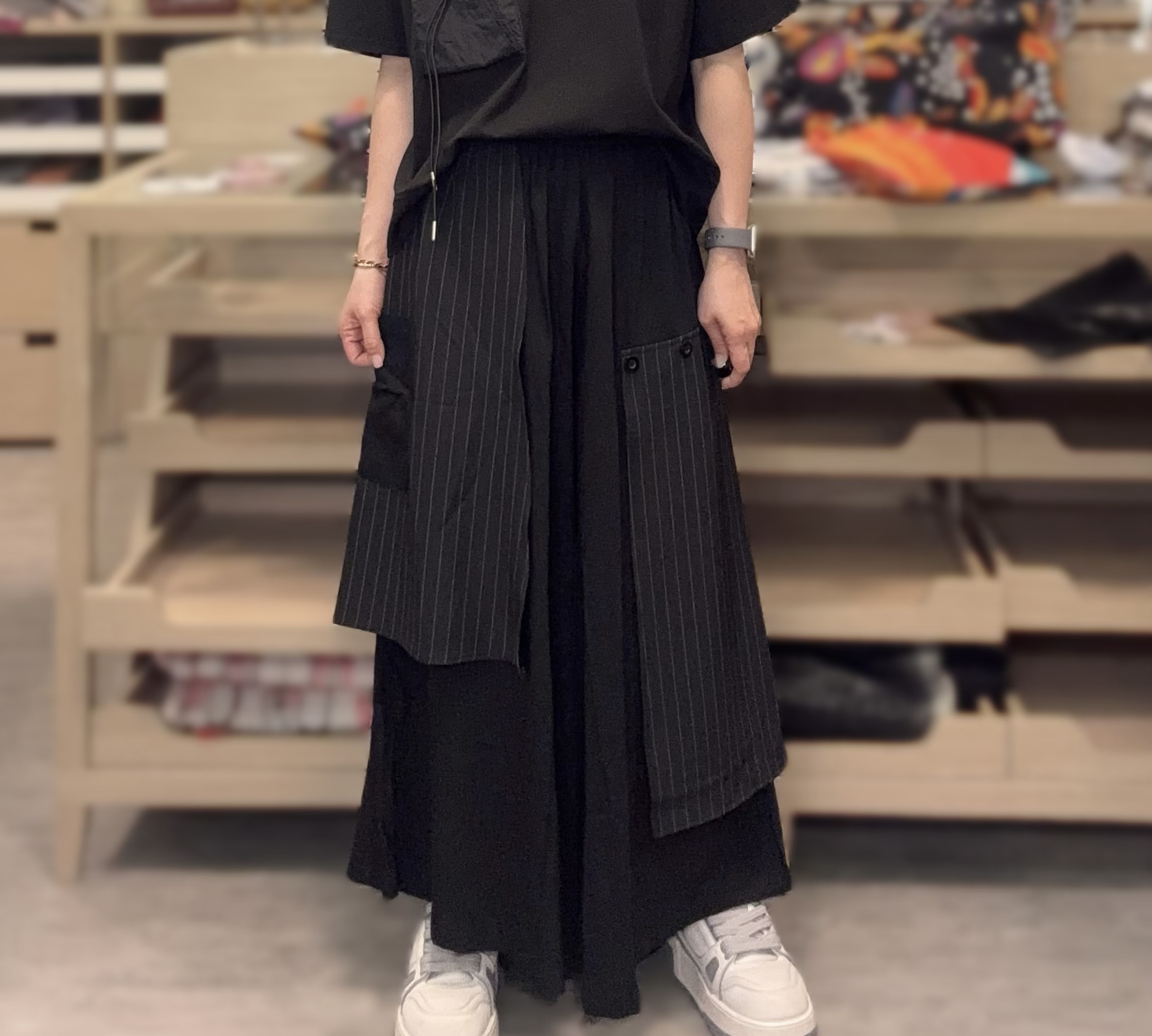 [訂購] A48 日系半身裙褲  