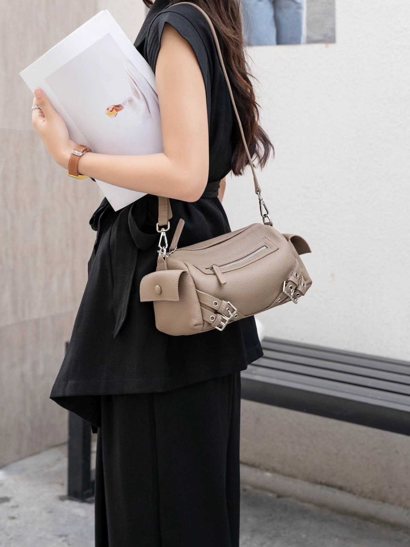 99-33# 酷酷的机车包 TOGO头层牛皮🇨🇳