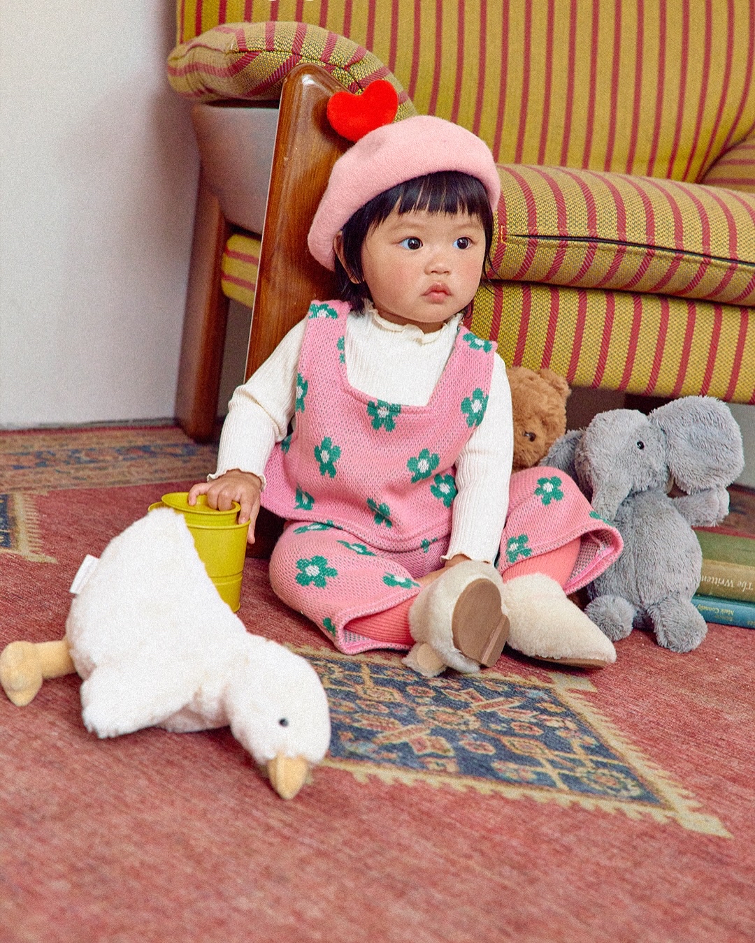OOTT | Flower knit set