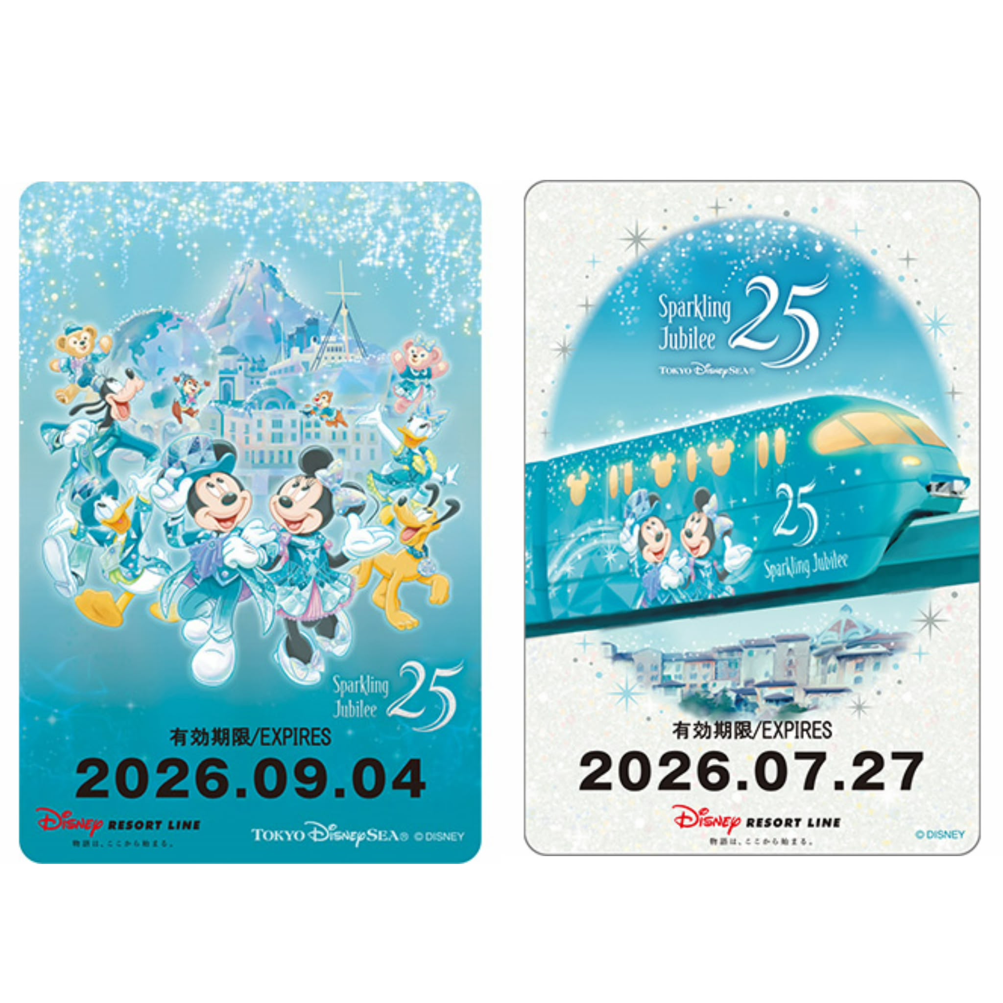 《車飛12月頭到貨》 ：日本：DISNEYLAND 園區產品 DISNEY SEA 25TH SPARKLING JUBILEE 車飛