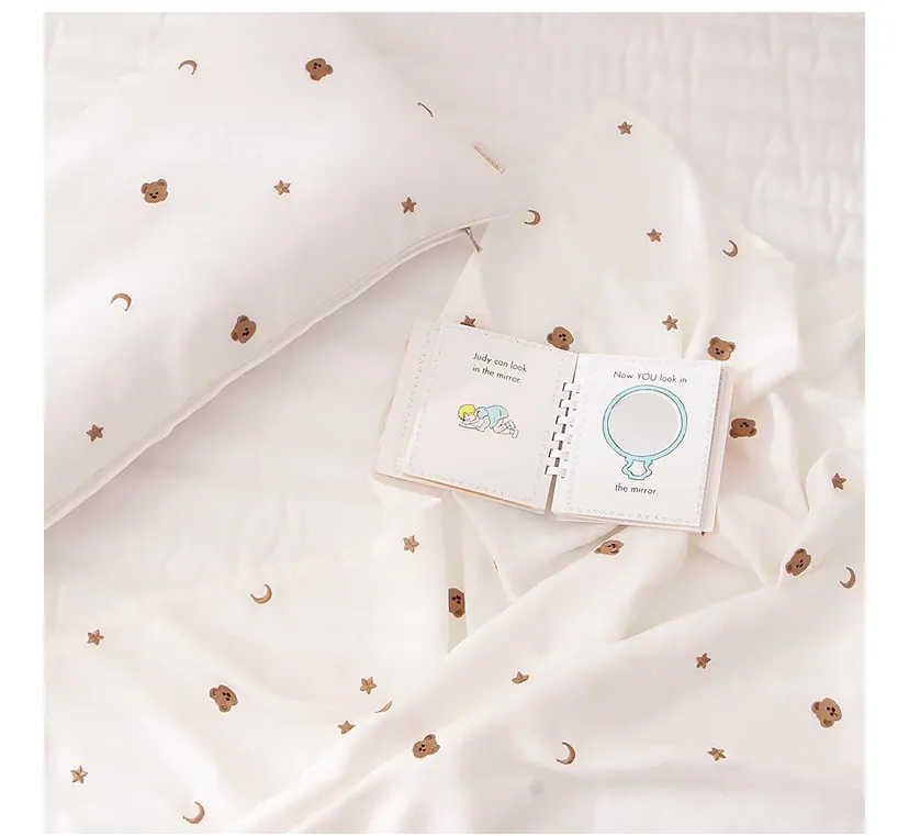 Hellominime Rayon Bunny Embroidery Blanket