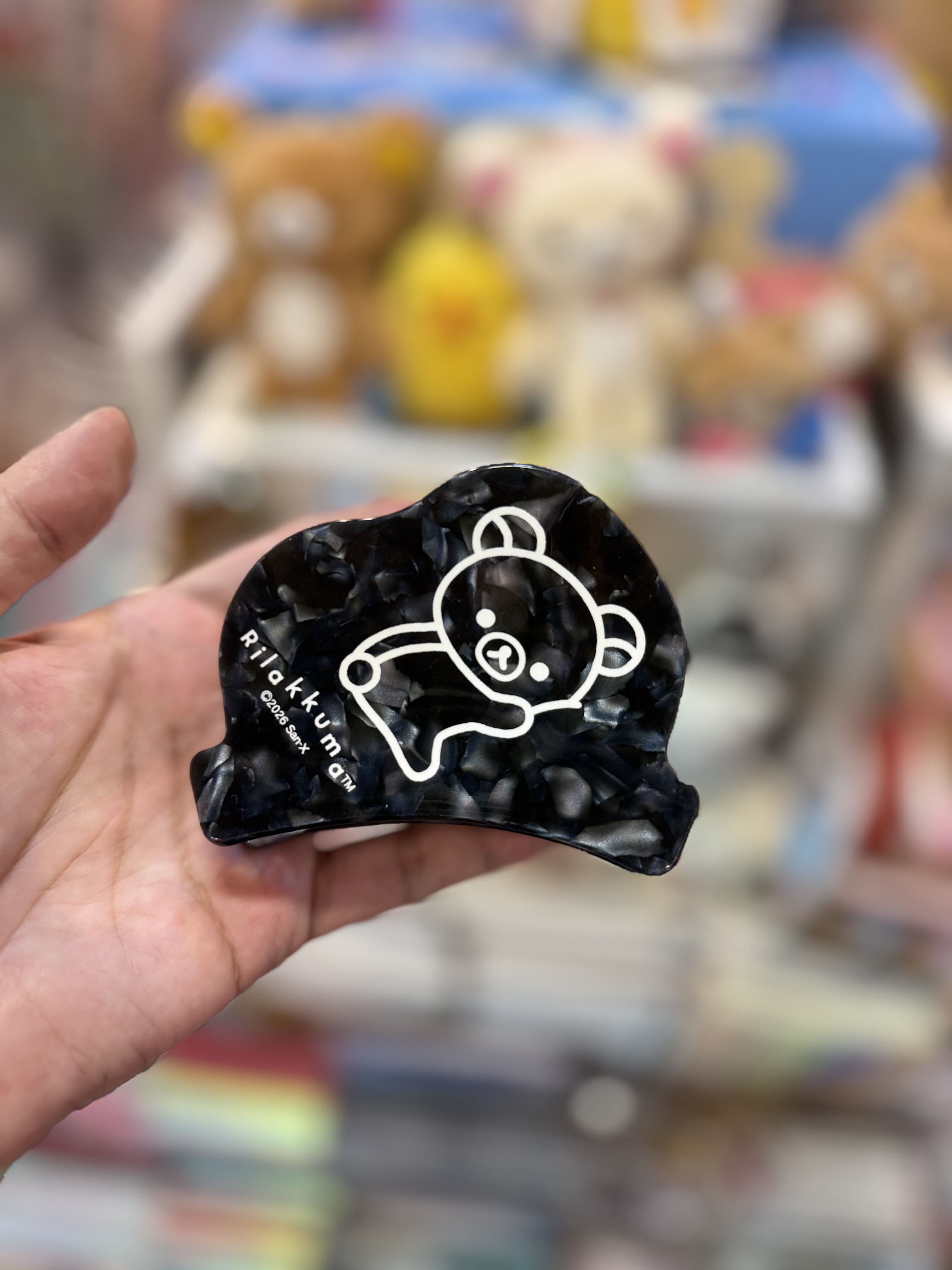 《現貨》全新Rilakkuma 黑白系列 鯊魚髮夾