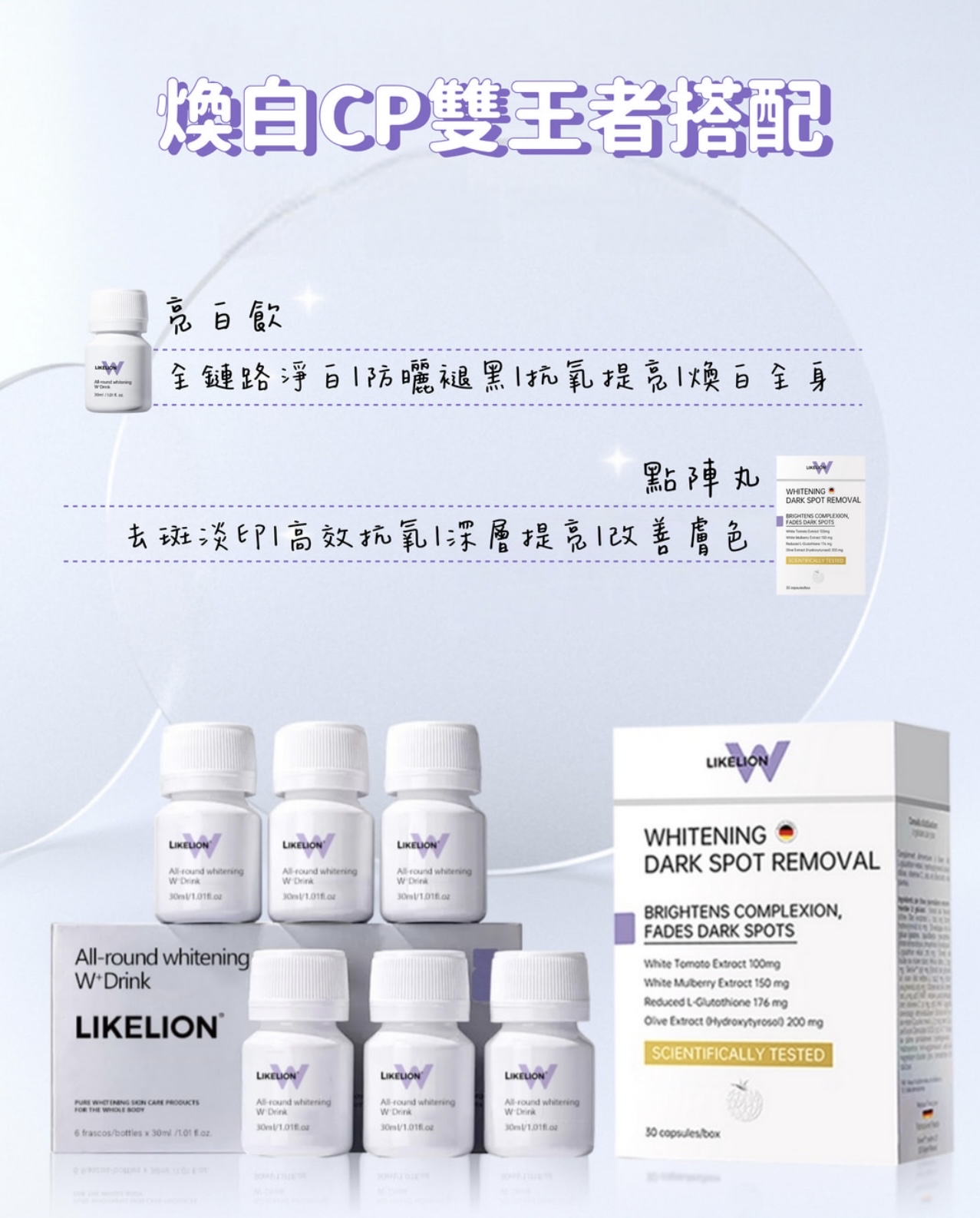 LIKELION 加強美白套裝🎖️香港區授權代理正貨 「落單自動包順豐自取點/智能櫃」