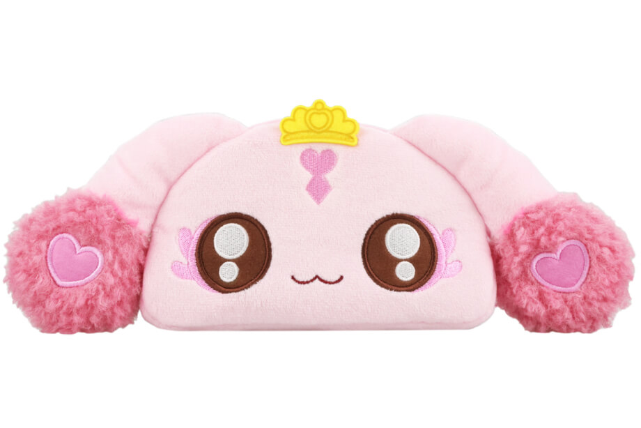 Zoff 光之美少女 PreCure Max Heart 毛毛公仔眼鏡收納包 #P-PCG1052 [Zoff] (PRE-ORDER) [2026/11]