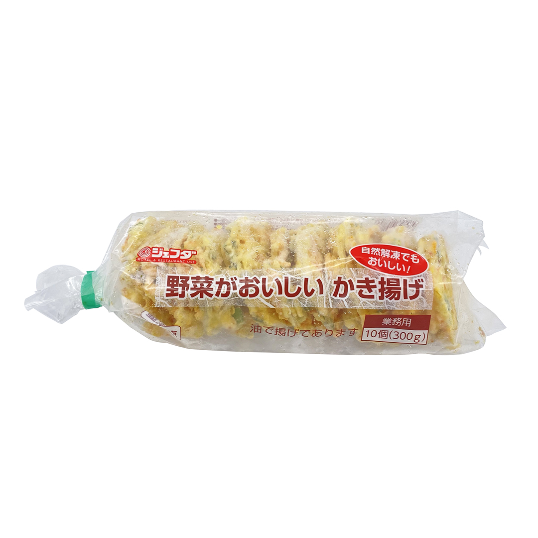 日本唐揚蔬菜什錦炸餅10片裝 300g