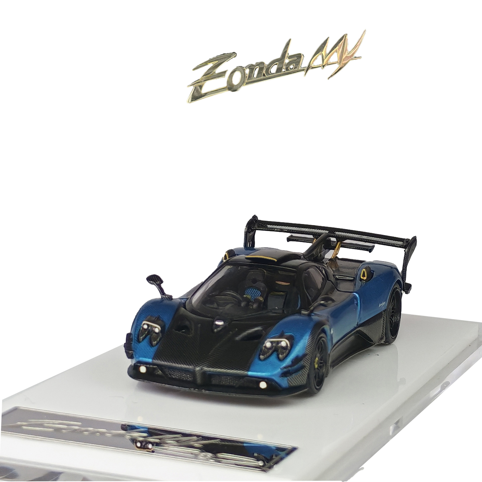 PRE-ORDER Rhino Model 1/64 Zonda 760 MY Coupe version Blue