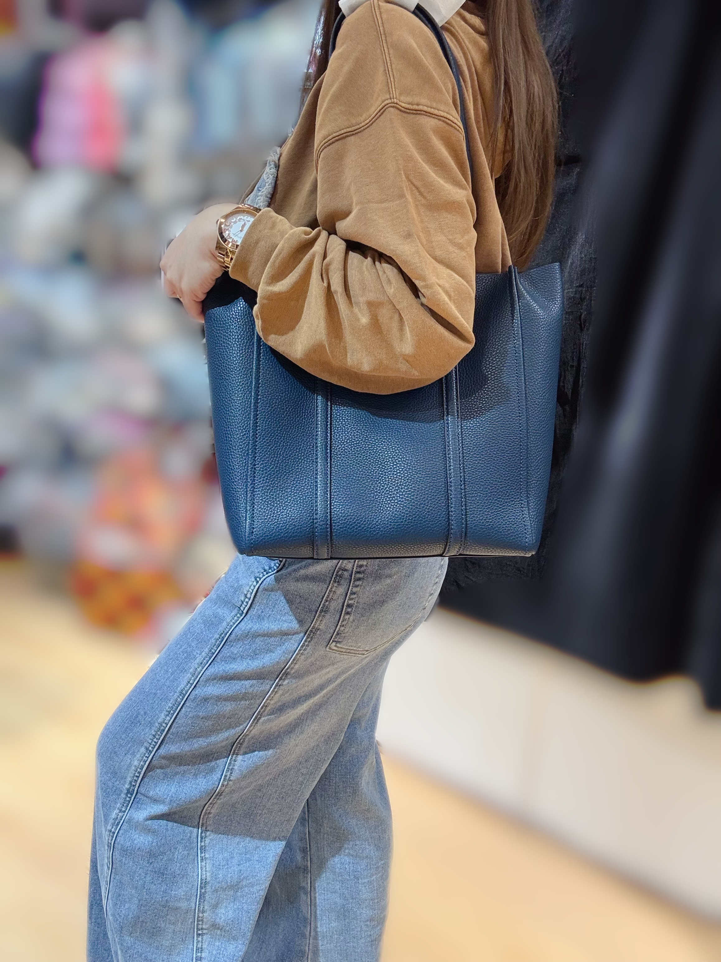 Marc Jacobs E-The shopper tote navy