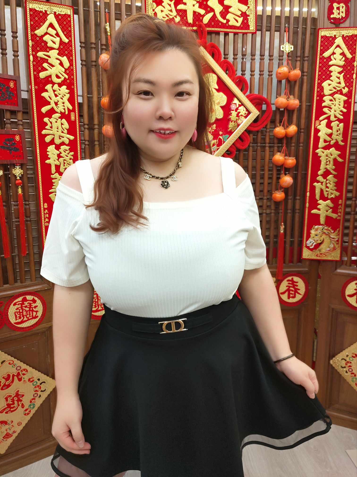 NFE04 06-502560 条纹吊带上衣（颜色随机）