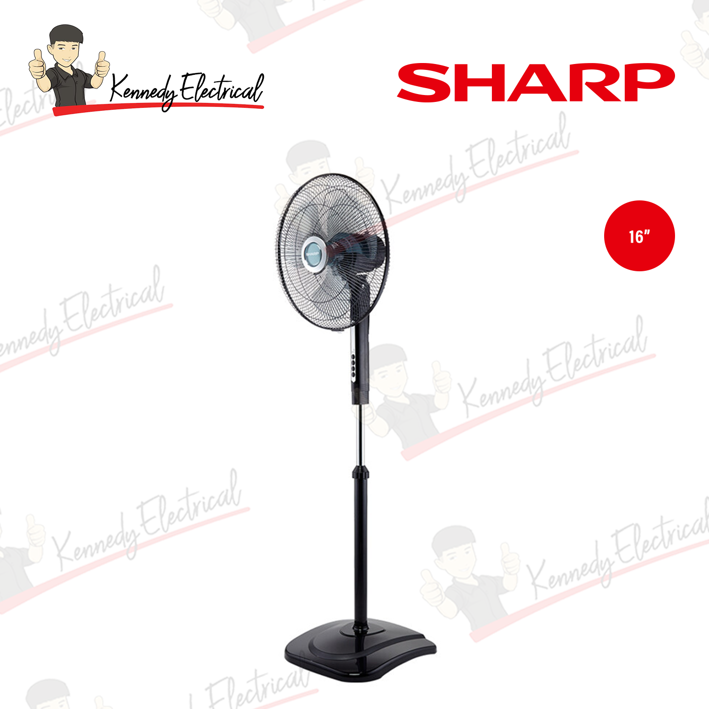 Sharp 16" Stand Fan (PJS169GY)