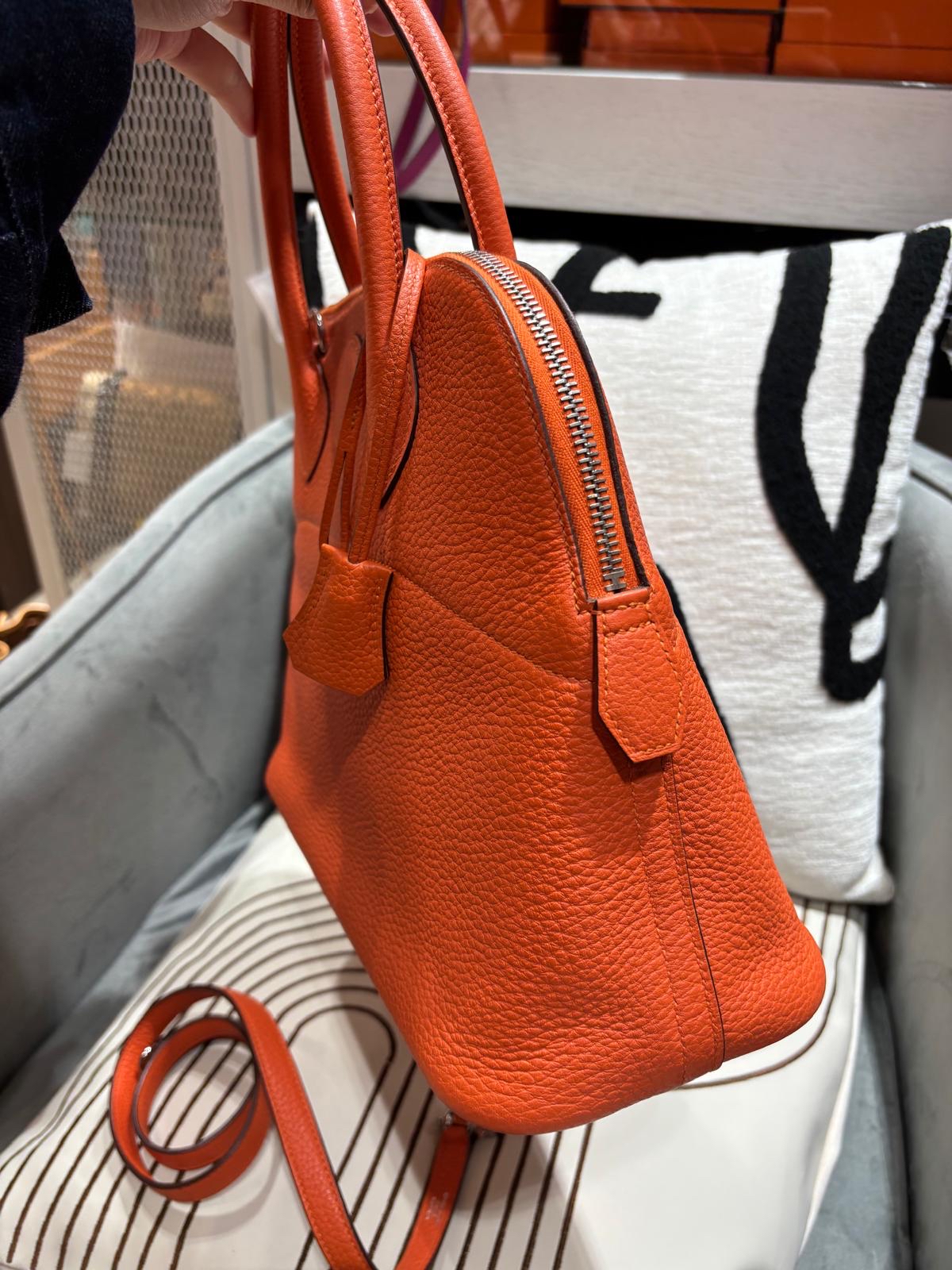 Hermes bolide 31,STAMP T ,100%Authentic ,95%new ✅收據✅key pad✅Dust bag