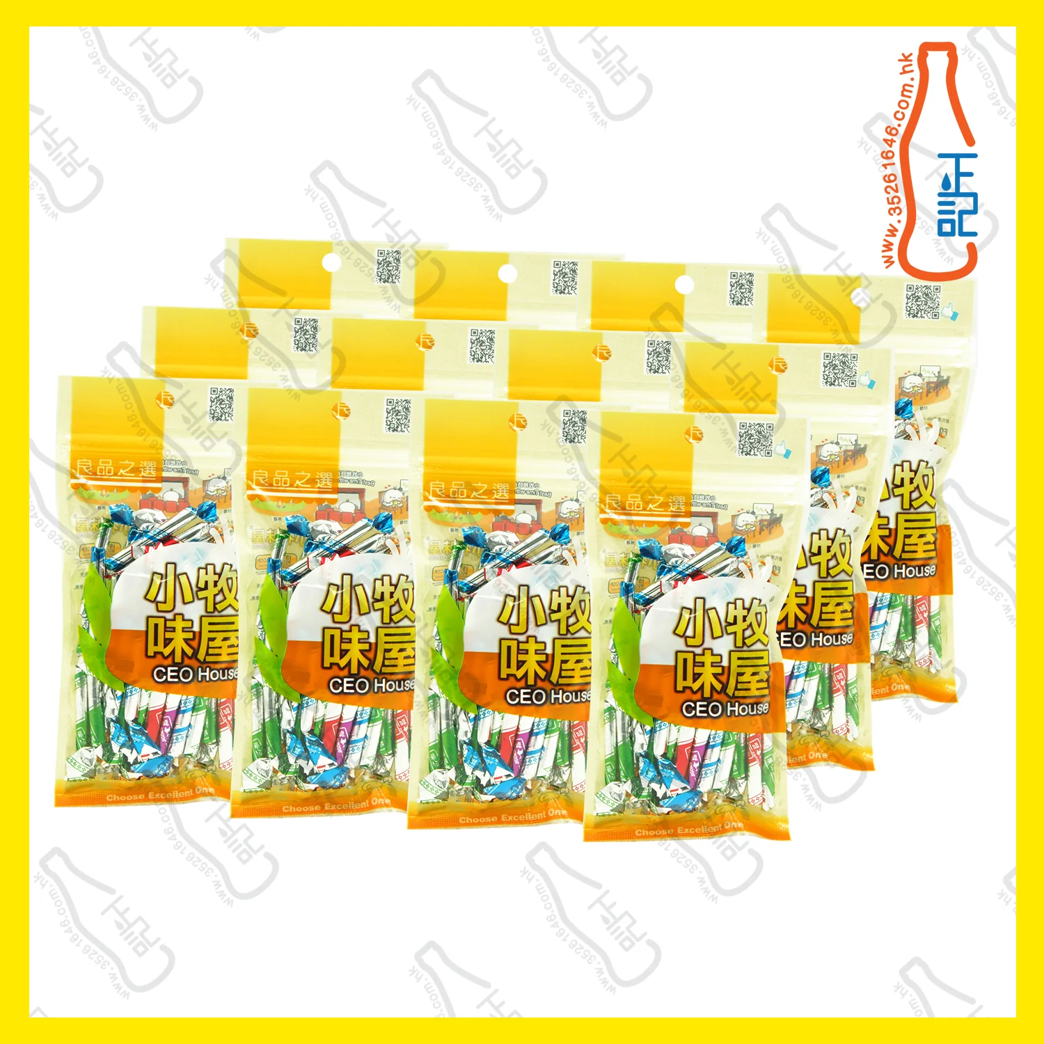 ==FT1210 小牧味屋 -七彩金桔棒 80g x 【12包】/袋