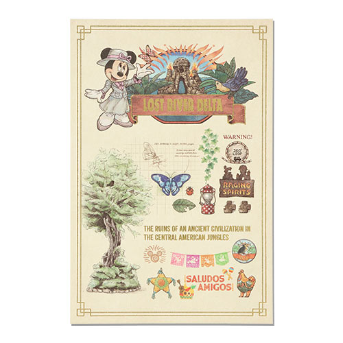 【預訂】DisneySea 25th The Jubilee Journey - postcard (Lost River Delta)