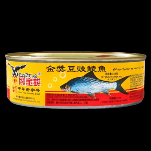 恒发‖ 中华老字号 鹰金钱牌豆豉鲮鱼184gm Eagle Coin Fried Daces with Black Bean