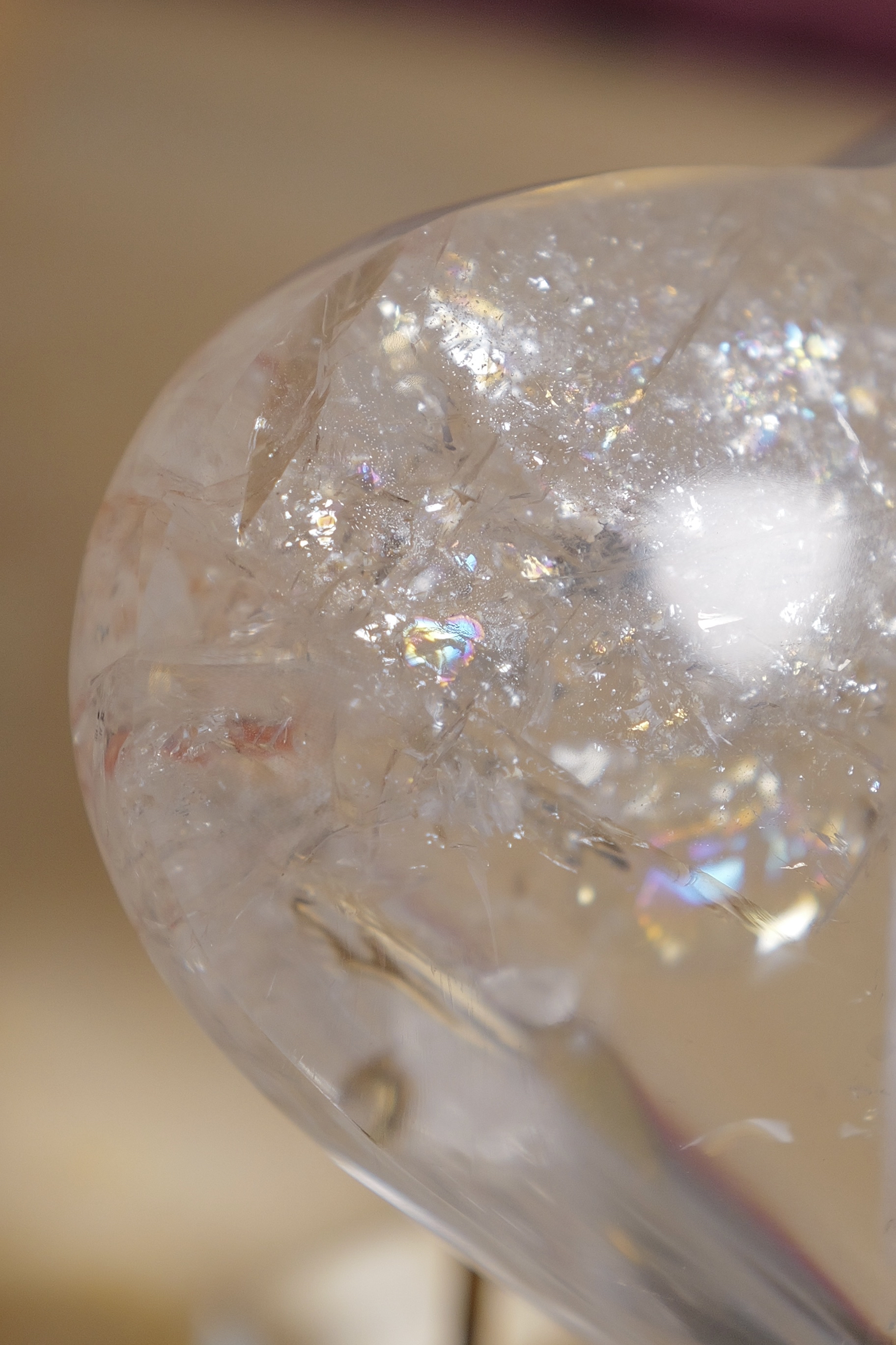 ༒8.2cm 白水晶愛心擺設༒ HE.1882CAA-RA30*AS6