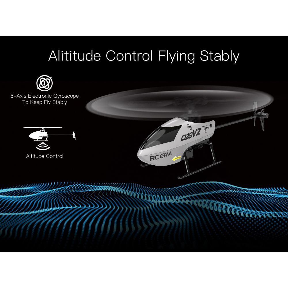 C129 V2 4ch Flybarless RC Helicopter (RTF) Flysmart Digi
